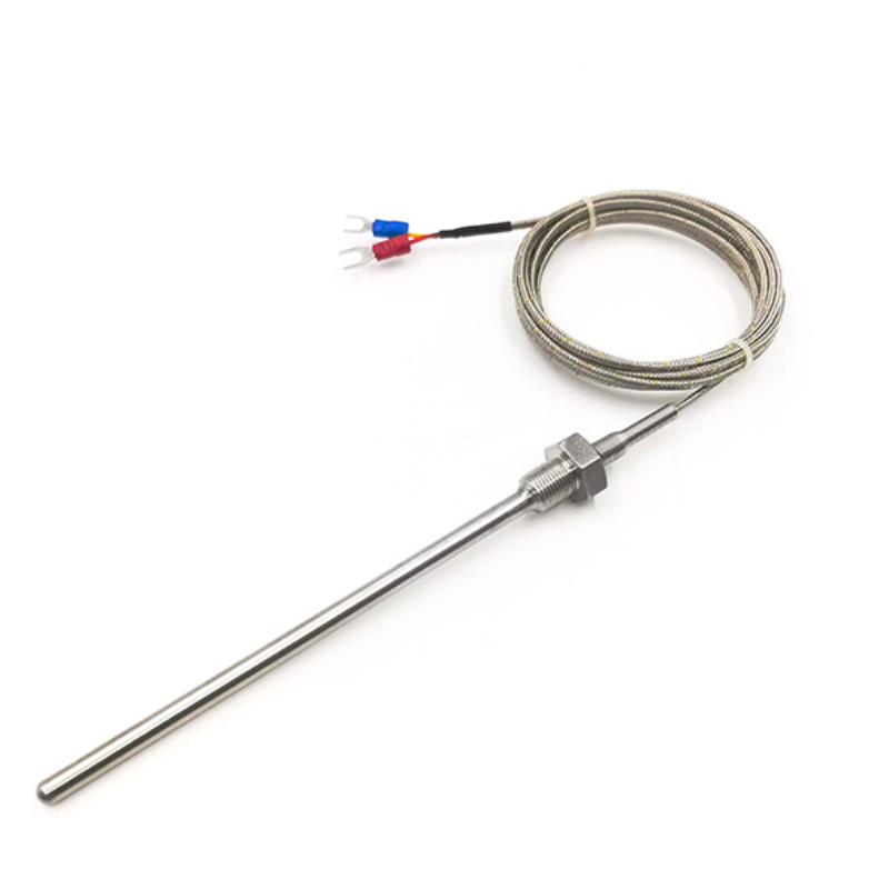 Capteur thermocouple de type K avec filetage M10 et câble blindé