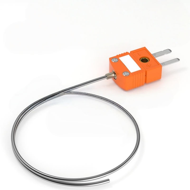Thermocouple de type N MI avec mini-fiche et sonde à aiguille flexible