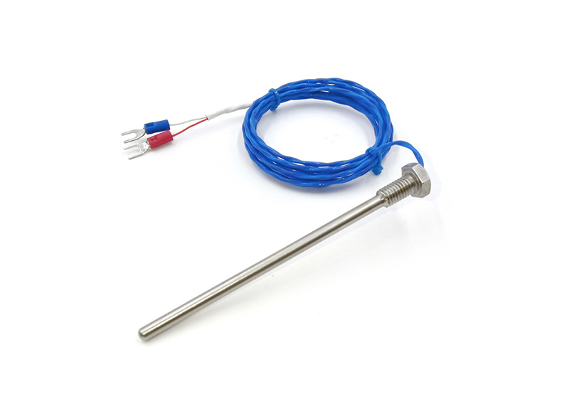 Capteur de température à thermocouple de type K en acier inoxydable avec filetage «M8»