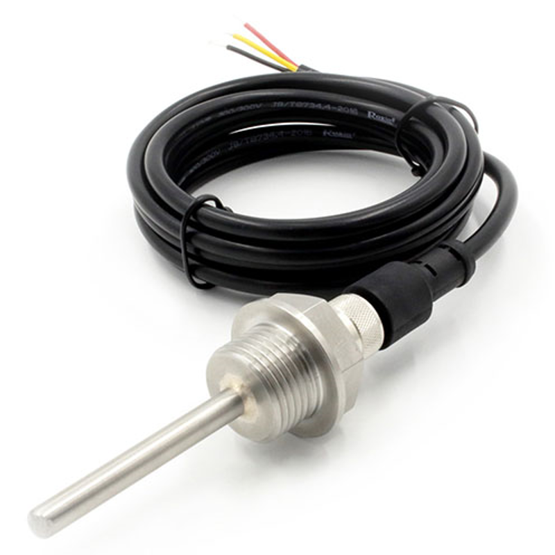 Capteur numérique de température DS18B20 — Interface 1-Wire, Filetage BSP 1/2″, câble amovible