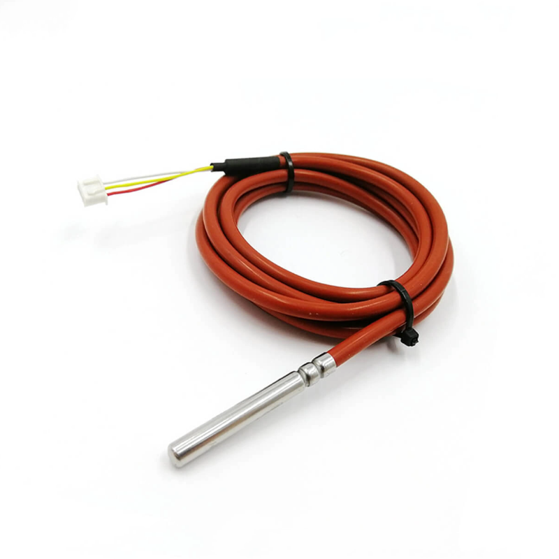 Capteur numérique de température DS18B20 — Sonde en acier inoxydable, Connecteur XH-3Y