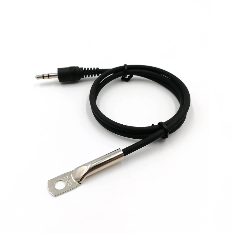 Capteur numérique de température DS18B20 — Cosse annulaire, Connecteur 2.5mm, Câble XLPE