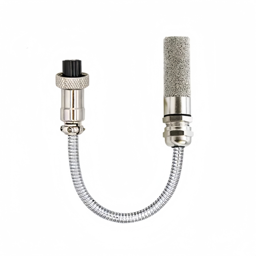 Capteur de température et d’humidité SHT30 — Boîtier en cuivre fritté, Connecteur GX12-4, Logistique de la chaîne du froid
