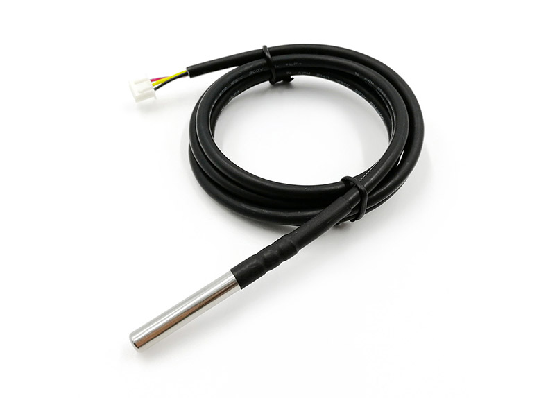 Capteur numérique de température DS18B20 — Câble en silicone, Connecteur XH-3Y