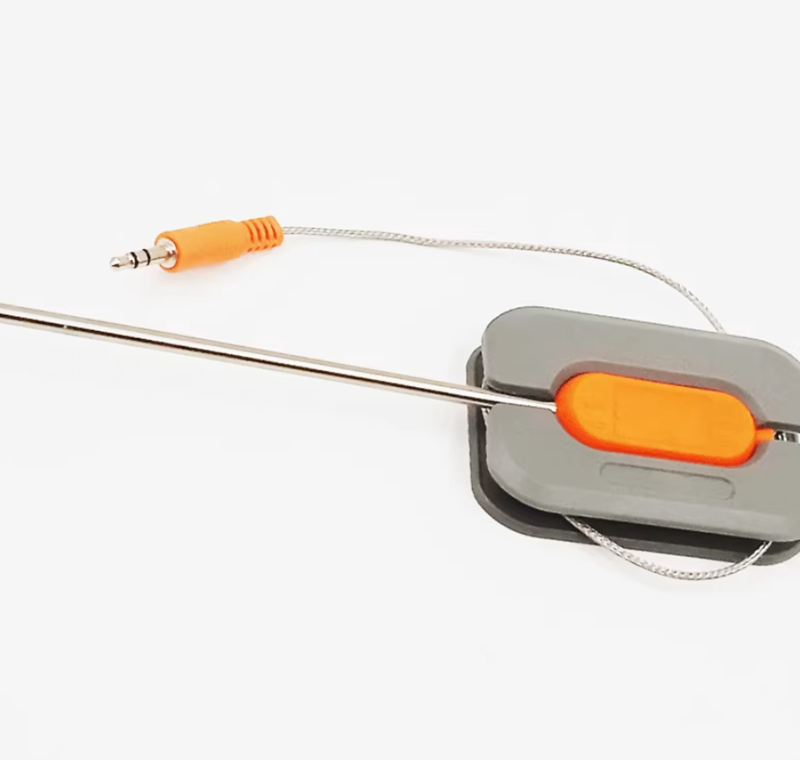 Sonde de température pour barbecue de qualité alimentaire avec poignée en silicone